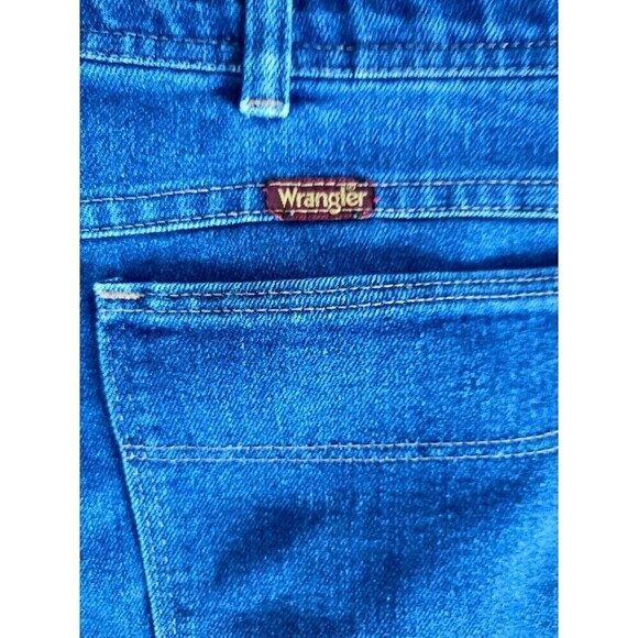 Wrangler Hero Jeans Men's Size 36x32 Blue Denim Stretch Fit Vintage - Picture 6 of 10